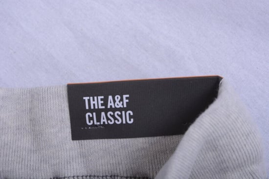 Abercrombie & Fitch Pantalón de chándal de forro polar para hombre Regular Fit A&F Gris Sweatpants - Image 6