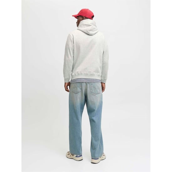 Sudadera con capucha de hombre Jack and Jones en blanco jaspeado - Image 3