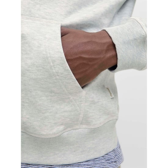 Sudadera con capucha de hombre Jack and Jones en blanco jaspeado - Image 4