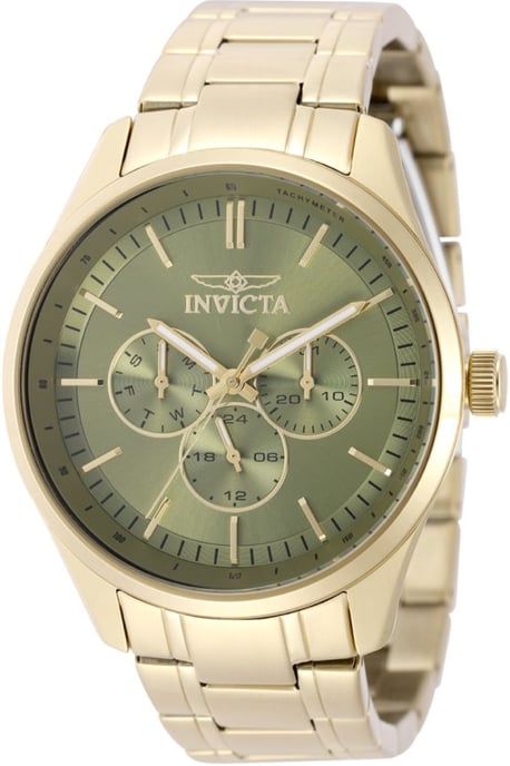 Invicta Specialty 49952 Reloj de Hombre - Movimiento de Cuarzo - Acero Inoxidable con Esfera Verde - 44 mm - Image 1