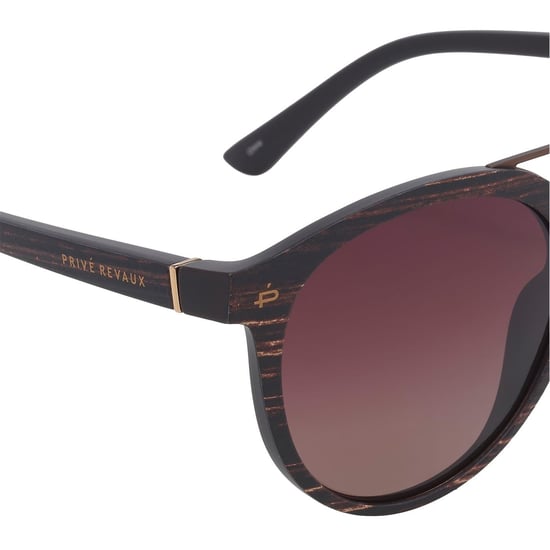 Accesorios Prive Revaux R The Texan gafas de sol redondas de montura completa en marrón - Image 3