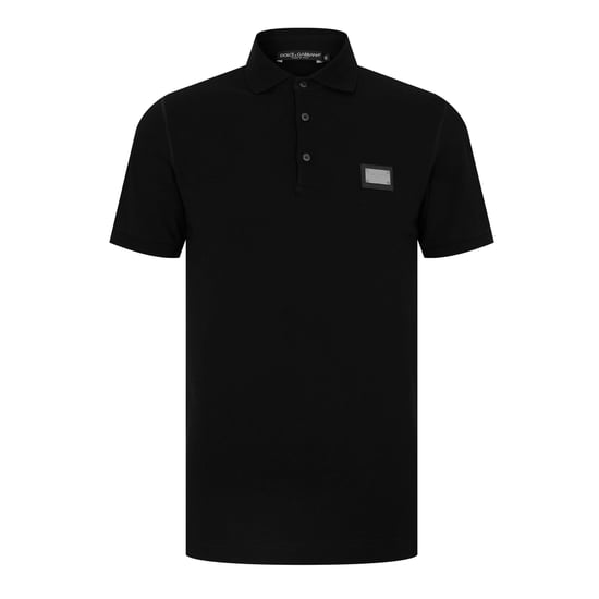Camisa Polo de Piqué de Algodón para Hombre Dolce & Gabbana en Negro - Image 5