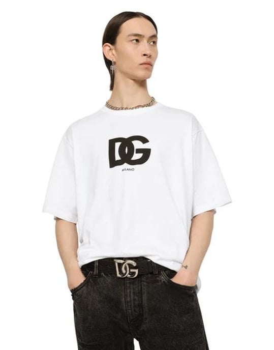 Dolche&Gabana Milano Camiseta oversize de algodón - Image 2