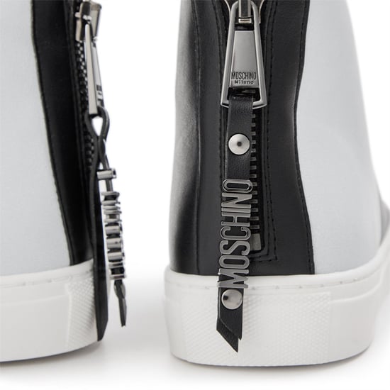 Zapatillas Court Moschino para hombre en negro - Image 3