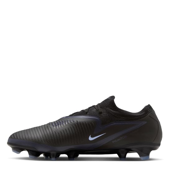 Botas de fútbol Nike 6 Low Pro para hombre adulto con tacos para césped natural firme en negro/negro - Image 2