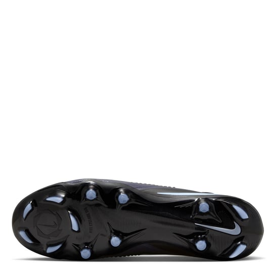 Botas de fútbol Nike 6 Low Pro para hombre adulto con tacos para césped natural firme en negro/negro - Image 3