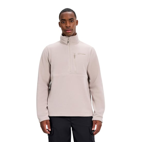 Berghaus Forro polar Polartec Prism Half Zip para hombre en TAUPE - Image 3