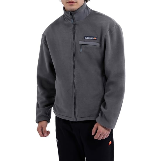 Forro polar Ellesse Maseben para hombre con cremallera completa en gris oscuro - Image 1