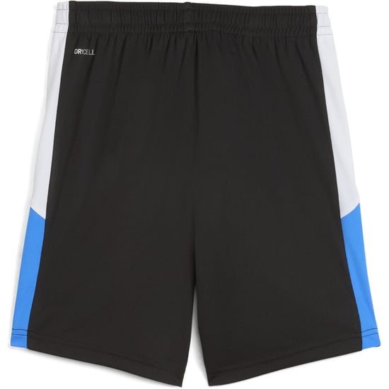 Pantalones cortos de fútbol de entrenamiento Puma Individualliga para niño en Blk-Wht-UltrBlu - Image 2