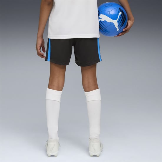 Pantalones cortos de fútbol de entrenamiento Puma Individualliga para niño en Blk-Wht-UltrBlu - Image 4