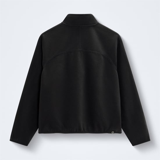 Sudadera de mujer Berghaus Bamburgh con cuello chimenea, cuello alto y manga larga en NEGRO - Image 2