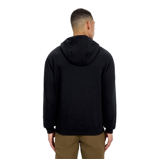 Sudadera de manga larga con capucha y cuello alto para hombre Berghaus Wordmark en NEGRO/NEGRO - Image 4