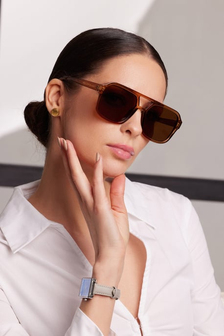 Gafas de sol marrones Philipp Blanc - Image 5