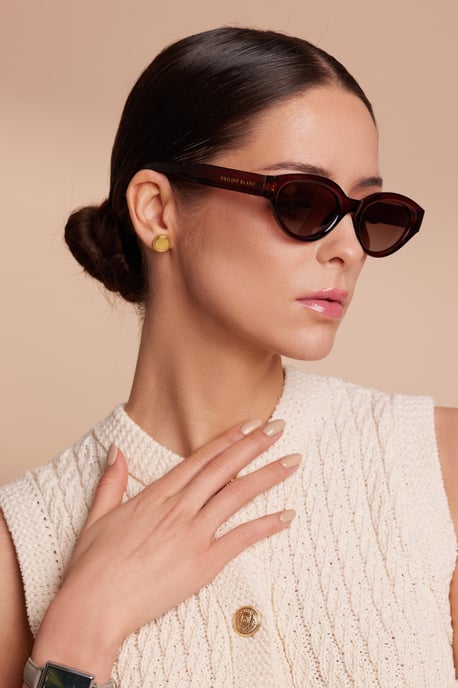 Gafas de sol marrones Philipp Blanc - Image 5