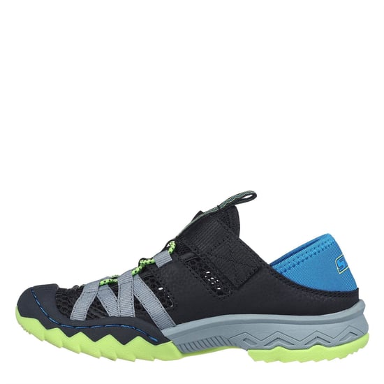 Skechers Whipsaw zapatillas para niño en Negro/Azul/Lima - Image 2