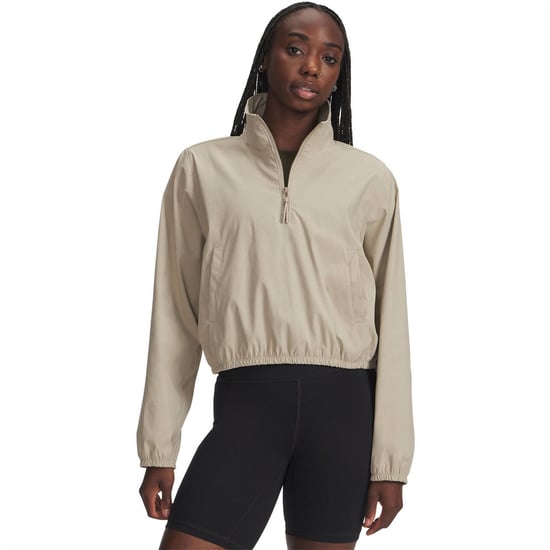 Under Armour Unstoppable parte superior de chándal de rendimiento para mujer en marrón - Image 1