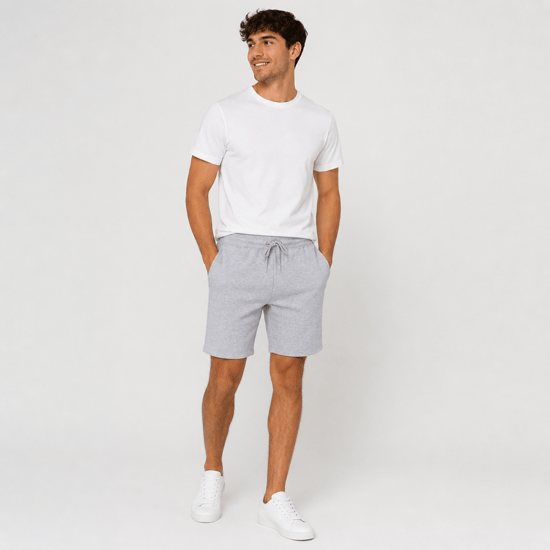 Cappuccino Italia Shorts Jogging Short Gris Gris - Image 2