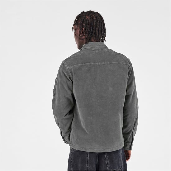 C.P. Company Sobrecamisa de pana para hombre en Gunmetal 921 - Image 2