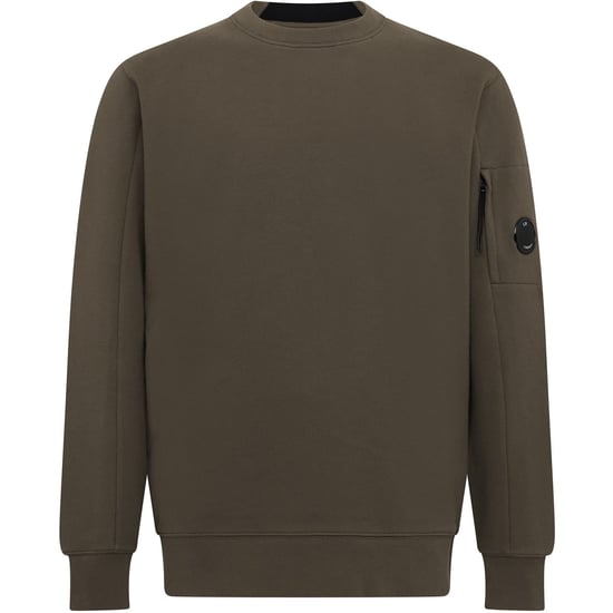 Sudadera de cuello redondo para hombre C.P. Company Lens en Ivy Green 683 - Image 1