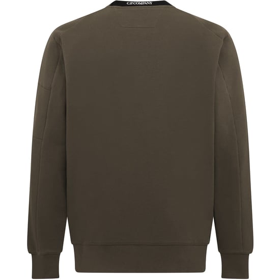 Sudadera de cuello redondo para hombre C.P. Company Lens en Ivy Green 683 - Image 2