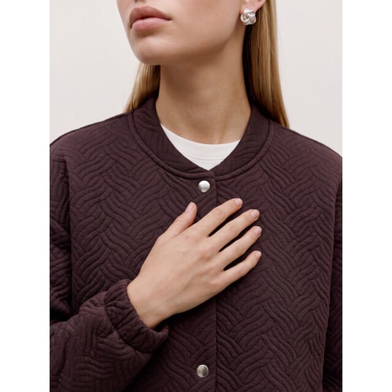 Vero Moda vmjada ls top bomber jrs 10349596 chocolate torte - Image 3
