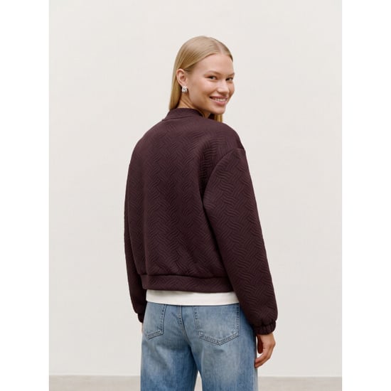 Vero Moda vmjada ls top bomber jrs 10349596 chocolate torte - Image 4