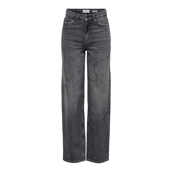 Jacqueline de Yong sandra hw stone vaqueros rectos d 15379730 denim gris medio - Image 1