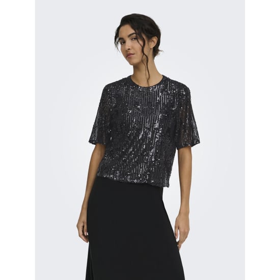 Jacqueline de Yong lola 2/4 sequin top jrs 15382815 - - Image 4