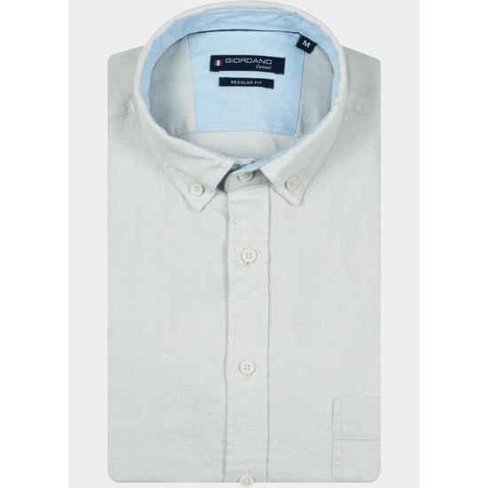 Giordano Camisa de hombre Ivy Manga larga Button-Down S 617009/91 - Image 4