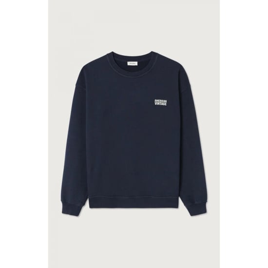 American Vintage Mpli03b sudadera Plizzy Navy - Image 6