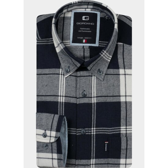 Giordano Camisa de hombre Dino Twill Big Check 627306/60 - Image 1