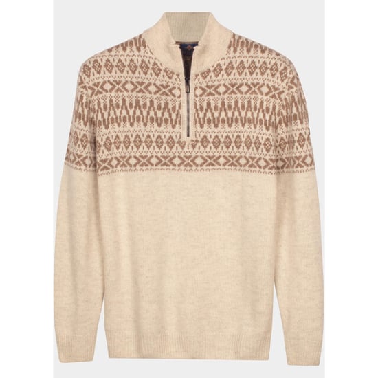 Baileys Media cremallera 10gg, Nordic Knit Jacquard at 628428/825 - Image 2