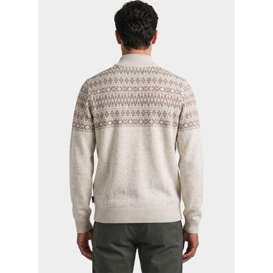Baileys Media cremallera 10gg, Nordic Knit Jacquard at 628428/825 - Image 4