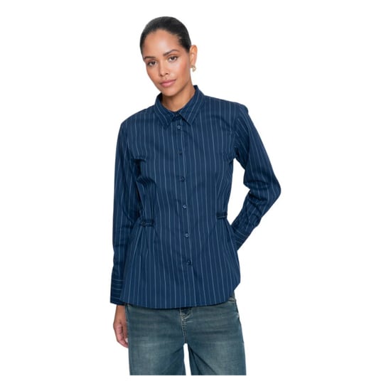Geisha Top azul marino - Image 2