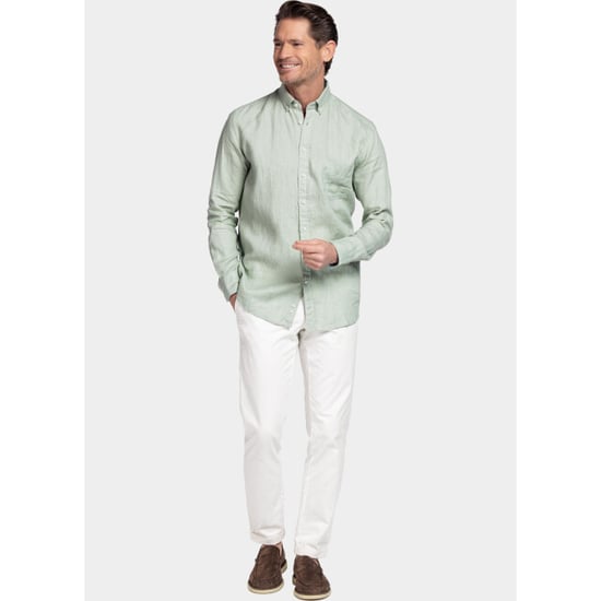 Giordano Camisa de hombre Ivy Manga larga Button-Down S 617009/71 - Image 3