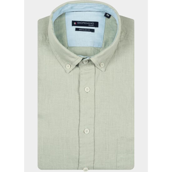 Giordano Camisa de hombre Ivy Manga larga Button-Down S 617009/71 - Image 4