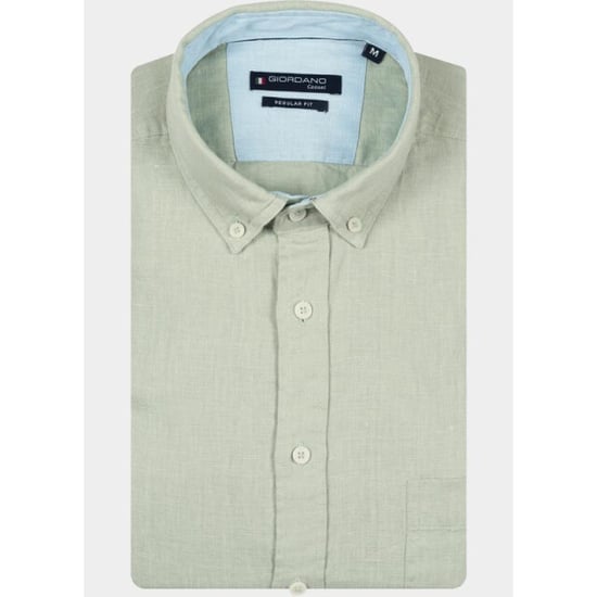 Giordano Camisa de hombre Ivy Manga larga Button-Down S 617009/71 - Image 5