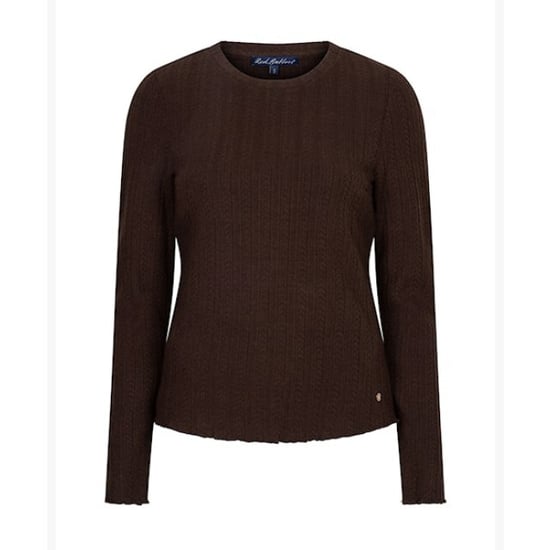 Red Button Top SRB5162 Espresso - Image 1
