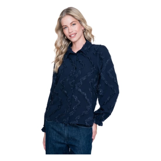 Geisha Blusa Azul oscuro - Image 2