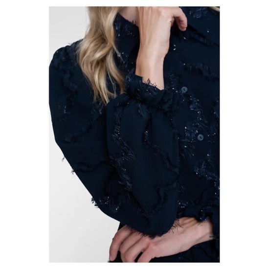 Geisha Blusa Azul oscuro - Image 3