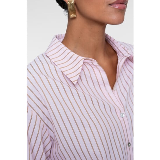 Geisha blusa de rayas 63821-14 420 rosa/caramelo - Image 4