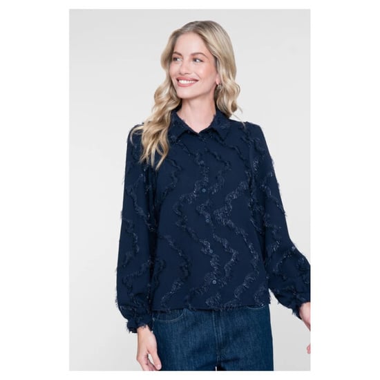 Geisha Blusa Azul oscuro - Image 6
