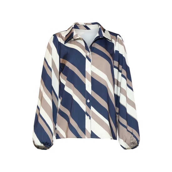 Smashed Lemon Blusa con estampado de rayas moderno | - Image 2