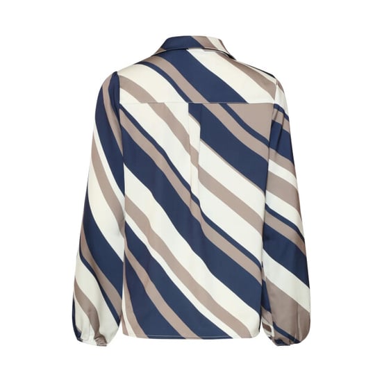 Smashed Lemon Blusa con estampado de rayas moderno | - Image 3
