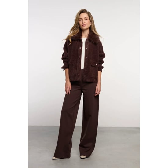 Rino & Pelle Nia.5002613 chaqueta Rino & Pelle con cuello desmontable Coffee Roast - Image 3