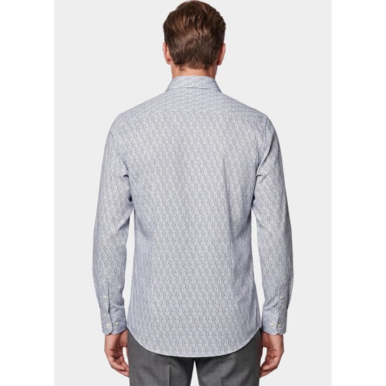 Casamoda Camisa de hombre beige con cuello button-down corte casual 126132490/600 - Image 4