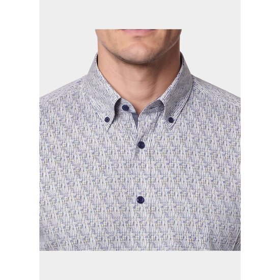Casamoda Camisa de hombre beige con cuello button-down corte casual 126132490/600 - Image 5