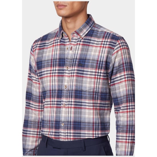 Commander Flag Camisa de franela para hombre 214008501/447 - Image 5