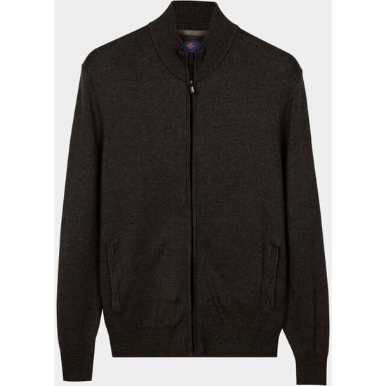 Baileys Cárdigan de hombre con cremallera, estampado integral, 2 tonos 622009/775 - Image 1