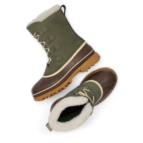 Sorel Caribou wp stone green botas de cordones unisex - Image 2